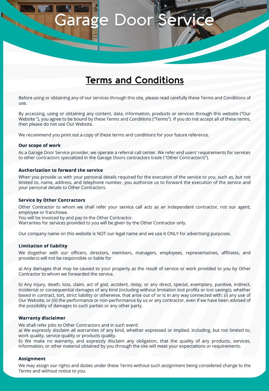 Garage Door Mobile Service Repair Lodi, NJ 973-433-5006